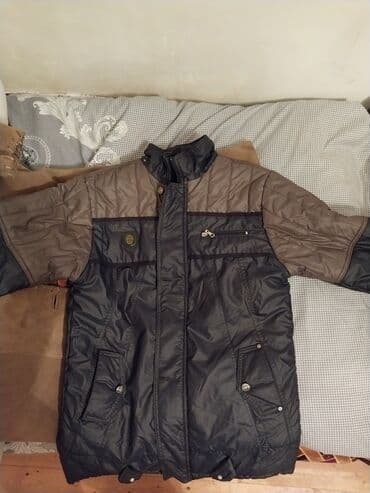 Pencəklər: Kişi qış gödəkçəsi - Rəng: tünd gövdə (lacivərdimsi-qara) və boz — 1