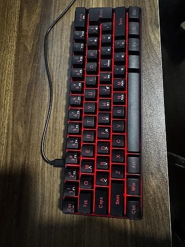 ikinci el printer: BW61 60% RGB Gaming Klaviatura Yenidir sadece acilib yoxlanilib - — 2