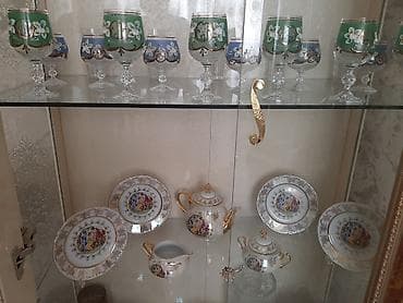 şüşeler: Kolleksiya qab-qacaq və dekor dəsti - Şüşə qədəhlər — 5