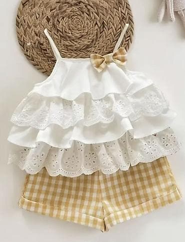 qiz uşaq geyimleri: Uşaq dəsti, Qız üçün, 1 - 2 yaş — 3