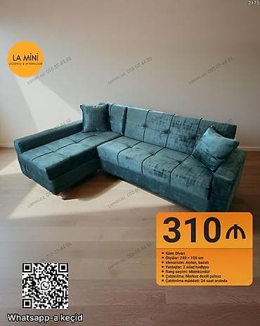 Künc divan, Açılan, Bazalı, Şəhərdaxili pulsuz çatdırılma