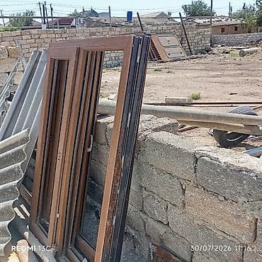 pendir: Taxta naxışlı PVC pəncərə çərçivələri və şüşə paketlər - Material — 2