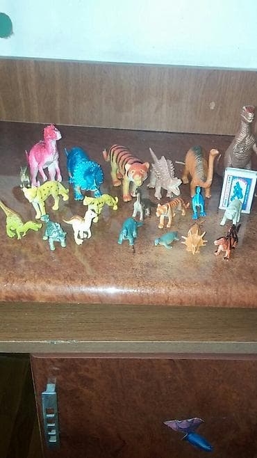 tapmaca oyuncaqlar: Мезозойская эра, фигурки животных,6 больших и 16маленьких — 1