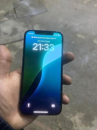 apple 12 ikinci el: IPhone 12, 64 GB, Göy, Face ID — 2