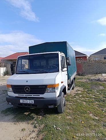 Mercedes-Benz 612D yük maşını - Gövdə: tentli, yüksək bortlu — 1