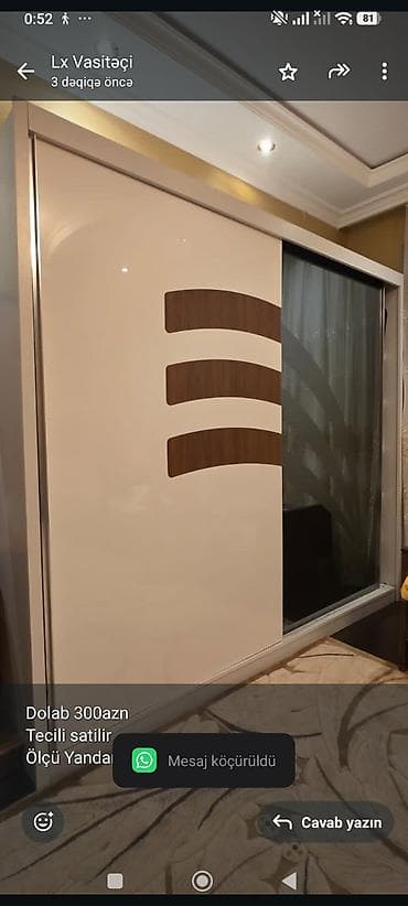 seyf dolab: Dolab 300azn Tecili satilir Ölçü Yandan 66 Uzunluğu 245 Hündürü 218 — 1