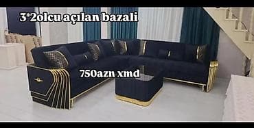 Yeni, Künc divan, Qonaq otağı üçün, Açılan