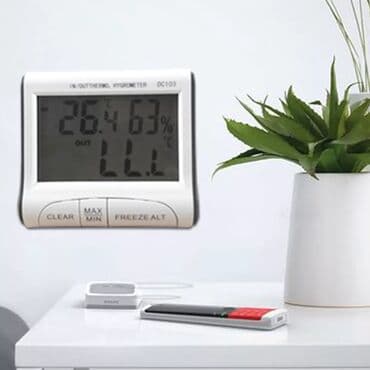 temperatur ölçən cihaz: Termometr Hiqrometr DC-103 Otaq ve ya Diger Istenilen yerin iç ve çöl — 1