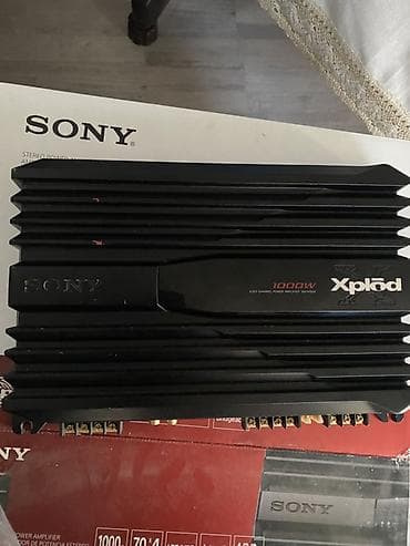 max kalonka dinamik: Sony Xplod XM-N1004 avtomobil gücləndiricisi - 4 kanallı stereo power — 1