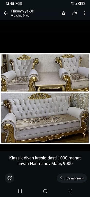 restoran ucun stol stullar: Klassik divan, Divan — 1