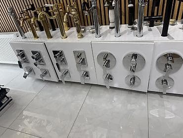 Hamam və mətbəx üçün kran və qarışdırıcı kolleksiyası - Müxtəlif