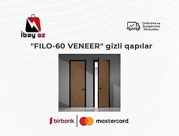 "FILO-60 VENEER" gizli qapılarFILO-60 VENEER, VOX Gizli Qapı FILO-60