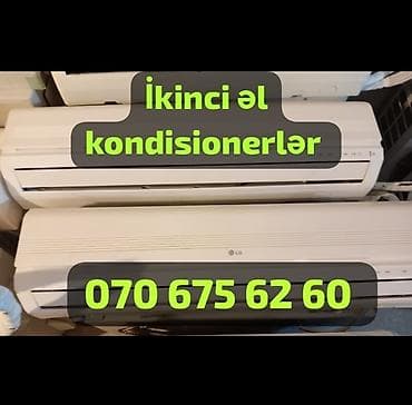 İkinci əl kondisionerlərin satışı. Hər kvadrat da idyal vəziyətdə