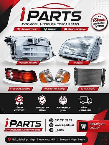 avto aksesuarlar topdan satis: IPARTS – Avtomobil hissələri topdan satış Məhsul və xidmətlər: - Far — 1