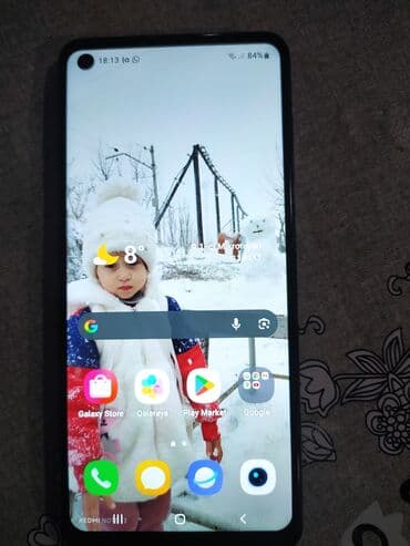 HTC: Samsung Galaxy A21S, 64 GB, rəng - Mavi, Barmaq izi — 4