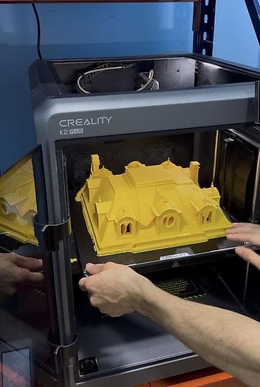 lazer printer: CREALITY K2 Plus Combo 3D printer Tam işlək vəziyətdədir. Təcili — 1