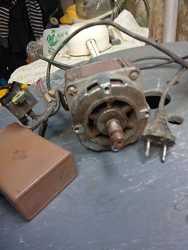 hummer motor: Sovet istehsalı elektrik mühərriki və işə salma kondensatoru dəsti — 7