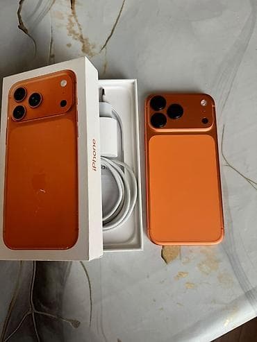 iphone adapder: IPhone 17 Pro Max, 256 GB, Narıncı, Sənədlərlə — 1