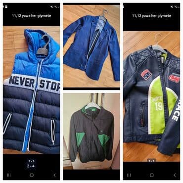 Manejlər: Kurtka, Oğlan üçün, 10 - 12 yaş, Benetton — 2