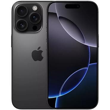 iphone 17 dubai: IPhone 16 Pro, 128 GB, Qara, Simsiz şarj — 1