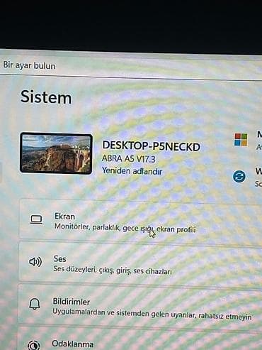 dell notebook: Monster Notebook ABRA A5 V17.3 – oyun və peşəkar istifadə üçün güclü — 4