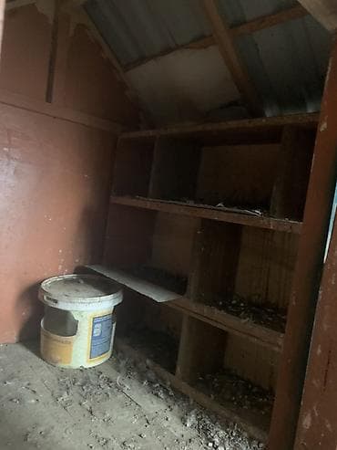 taxda qefes: Quş yuvası/biçinçi üçün taxta qəfəs-ev - Material: taxta karkas — 2