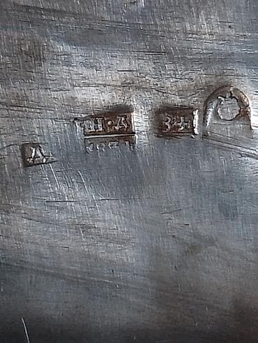 saatlar type 0: Qənd qabı, 1834 il, Gümüş, Rusiya — 2