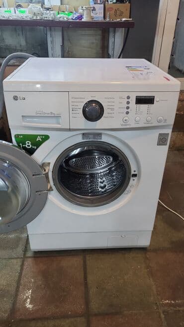 lg kondisioner ehtiyat hisseleri: Paltaryuyan maşın LG, 8 kq, İşlənmiş, Avtomat, Qurutmasız, Kredit yoxdur, Ünvandan götürmə — 2