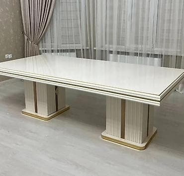 bag evleri ucun stol stul: Dördbucaq masa, Qonaq otağı üçün, 10 nəfər, Açılan, Türkiyə, Zəmanətli — 9