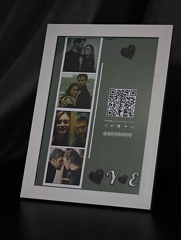 dekor evler: Şəxsi dizaynlı çərçivəli poster/tablolar - Fotoşəkilləriniz, ad/baş — 1