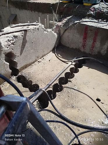 gunluk temizlik iş ilanları: Beton kəsmə–deşmə xidməti - Dəmirsiz və armaturlu betonun kəsilməsi — 5