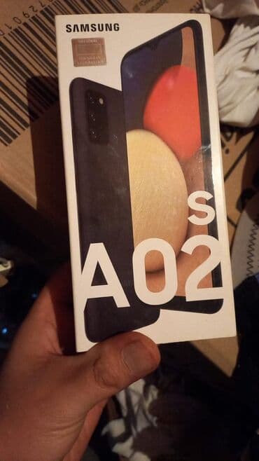 samsun a6: Samsung Galaxy A02 S, 32 GB, rəng - Qara, İki sim kartlı — 1