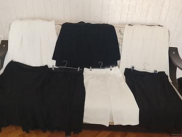 prada eynək: Qadın ətəkləri dəsti – qara və ağ rənglərdə 1ədəd - 0.50 gəpik - — 2