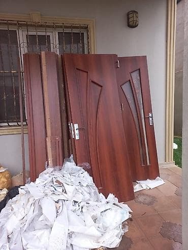 Qapi 3eded 110azn biri Hovsan 8646 leli MDF/taxta kompozit giriş