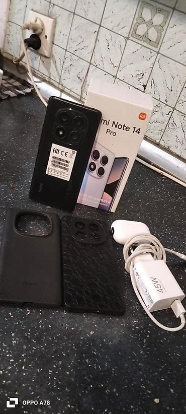 resmi note 12: Redmi 512 GB, rəng - Qara, Barmaq izi — 8