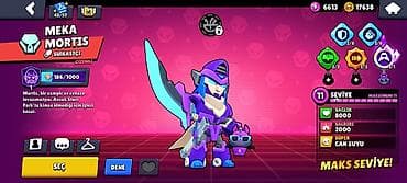 Brawl Stars oyunu üçün inkişaf etmiş hesab - Kupa: 20,010 - Toplanan