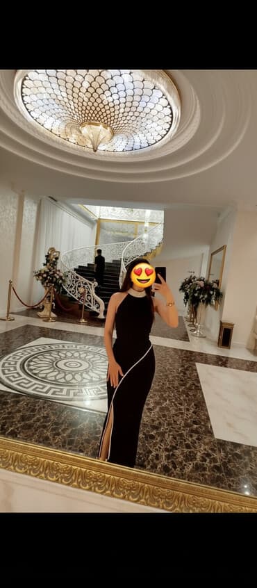 sederek xonca instagram: Ziyafət donu – 60 AZN - Zərif, qara rəngli uzun ziyafət donu - Yuxarı — 1