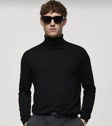 xadimə geyimləri: Sviter, Mango, S, rəng - Qara — 1