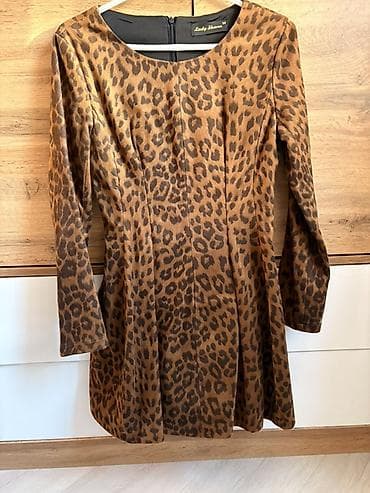 Личные вещи: Brend: Lady Sharm Model: Leopard naxışlı qadın paltarı - — 3