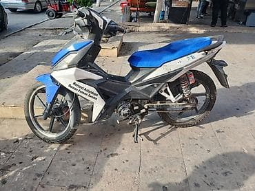 фургоны категории б: Sport üslublu skuter/moped - Qoşa amortizatorlu arxa asqı — 1