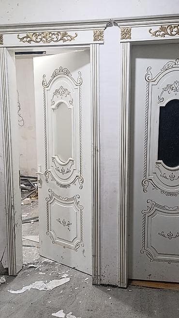qapi avropa: Klassik üslubda ağ rəngli daxili qapılar dəsti. 5 qapı heçbir problem — 3