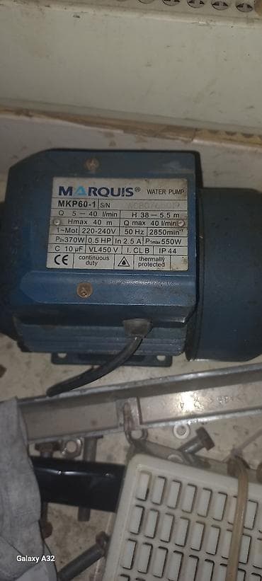 ev üçün nərdivan: Marquis su nasosu – model MKP60-1 - Nasos tipi: Su nasosu — 1