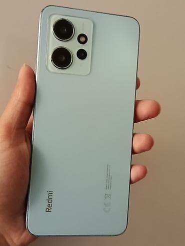 telefon islənmis: Redmi Note 12, 128 GB, rəng - Göy, Sensor, İki sim kartlı, Face ID — 1