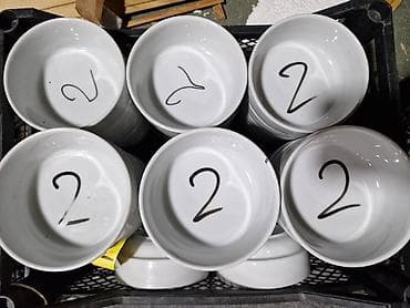 Asia: Обеденный набор, цвет - Белый, Керамика — 2