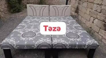 taxt uzluyu: Təzə çarpayılar. 1 nəfərlik çarpayılar 60manat. 2 nəfərlik taxt — 4