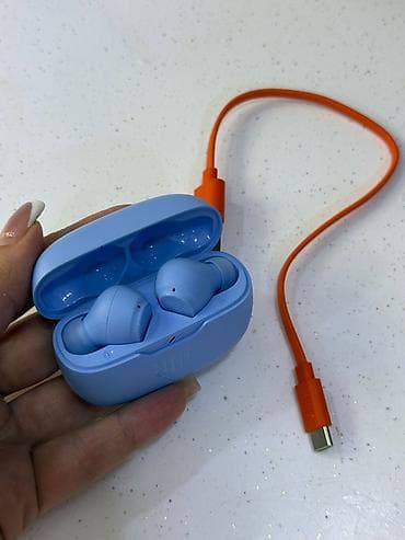 Simsiz (Bluetooth) Qulaqcıqlar, JBL, rəng - Mavi