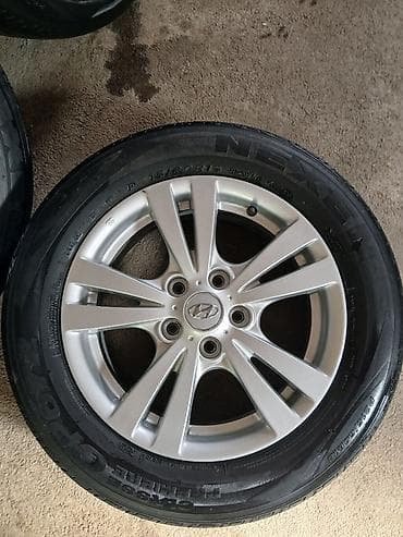 teker kompressoru: Hyundai orijinal 16” yüngül lehimli disk və şin komplekti - Disklər — 3