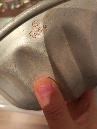 Velosiped aksesuarları: Qədimi Əntiq Sovetdən Qalma Qalın Ağır Alümin KEKS QABI, bu qab çox — 6