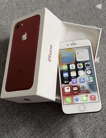 iphone 7 s ikinci el: IPhone 7, Qırmızı, Barmaq izi — 1