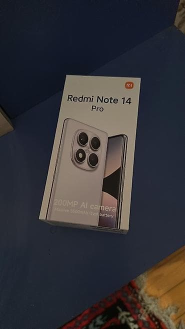 simli qulaqlıq: Redmi Note 14 Pro, 256 GB, rəng - Qara — 1